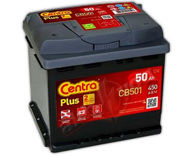 Centra Plus CB501 (6 CT-50) 50Ah-450Aen L+ - фото 1