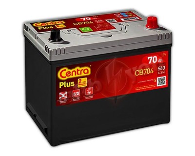 Centra Plus CB704 (6 CT-70) 70Ah-540Aen R+ - фото 1
