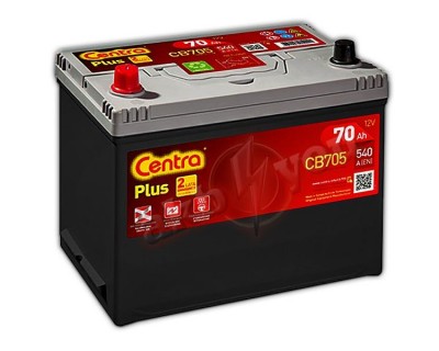 Centra Plus CB705 (6 CT-70) 70Ah-540Aen L+ - фото 1