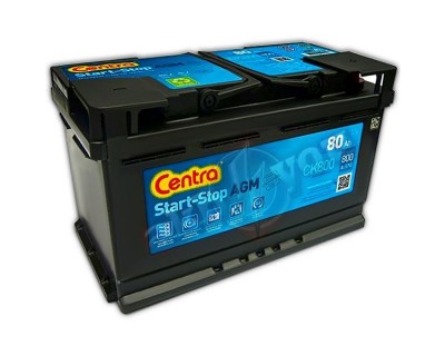 Centra Start-Stop AGM CK800 (6 CT-80) 80Ah-800Aen R+ - фото 1
