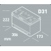 Deta Senator3 DA954 (6 CT-95) 95Ah-800Aen R+ – фото 3