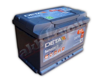 Deta Senator3 DA770 (6 CT-77) 77Ah-760Aen R+ - фото 1
