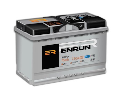 Enrun Standart 75Ah-740Aen R+ - фото 1