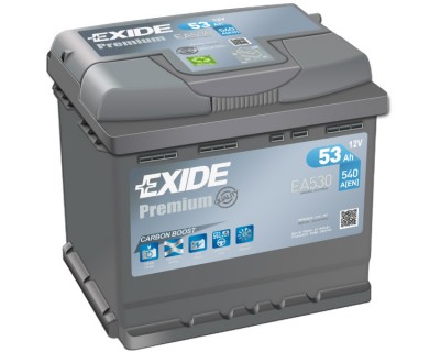 Exide Premium EA530 (6 CT-53) 53Ah-540Aen R+ - фото 1