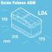 Fulmen Start-Stop AGM FK800 80Ah-800Aen (0) R+ – фото 3