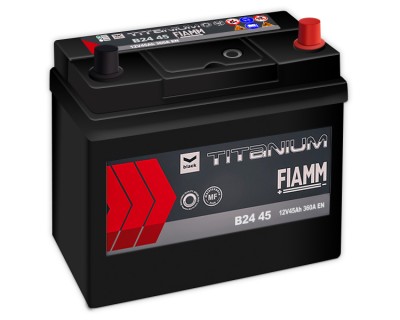 Fiamm Black Titanium B24 45 7905170 (6 CT-45) 45Ah-360Aen R+ - фото 1