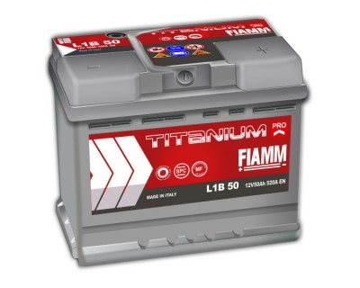 Fiamm Titanium Pro L1B-50 7905144 (6 CT-50) 50Ah-520Aen R+ h-175 - фото 1