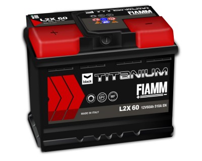 Fiamm Black Titanium L2X-60 7905179 (6 CT-60) 60Ah-510Aen L+ - фото 1