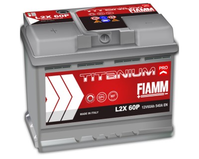 Fiamm Titanium Pro L2X-60P 7905148 (6 CT-60) 60Ah-540Aen L+ - фото 1