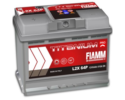 Fiamm Titanium Pro L2X 64P 7905151 (6 CT-64) 64Ah-610Aen L+ - фото 1