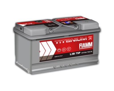 Fiamm Titanium Pro L3B 75P 7905156 (6 CT-75) 75Ah-730Aen R+ (h=175) - фото 1