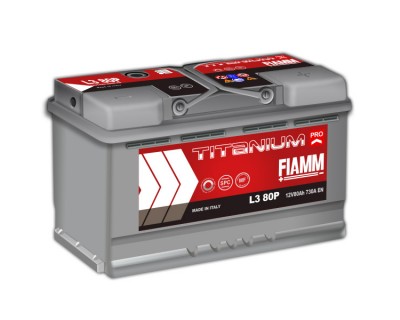 Fiamm Titanium Pro L3 80P 7905157 (6 CT-80) 80Ah-730Aen R+ - фото 1