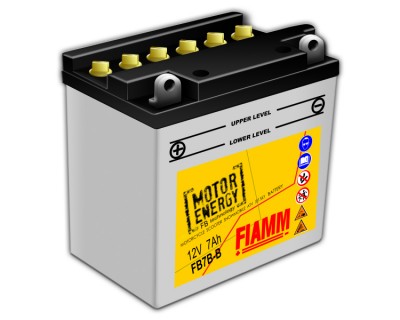 Fiamm Motor Energy FB Technology FB7B-B 7904453 12V 7Ah L+ - фото 1