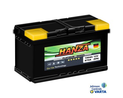 Hanza Platinum (6 CT-100) 100Ah-870Aen R+ - фото 1