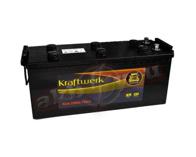 Kraftwerk Premium Euro Heavy H230 (6 CT-230) 230Ah-1350Aen L+ - фото 1