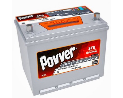 Povver 95D26FL (N50) 6 CT-80Ah-720A (SAE) R+ (0) - фото 1