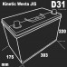 Westa Kinetic JIS 90Ah-630Aen R+ – фото 3